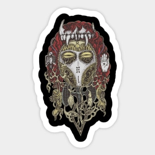 Totemia Mask Red Sticker